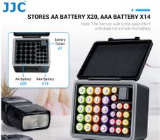 JJC Battery Case für 20x AA UND 14x AAA Akkus/Batterien