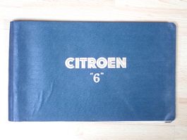 Citroen 6 - Traction Avant 15-Six- repair manual Slough - E