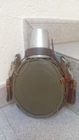 Feldflasche Leder Schweizer Militär