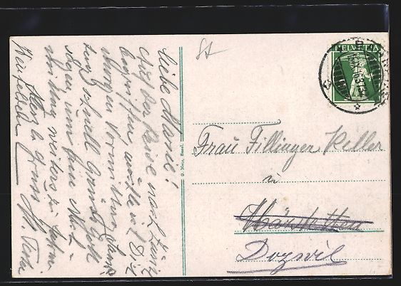Cartes postales: AK Weinfelden, Schloss, 1916 – D'occasion à Berlin par bartko-reher 1