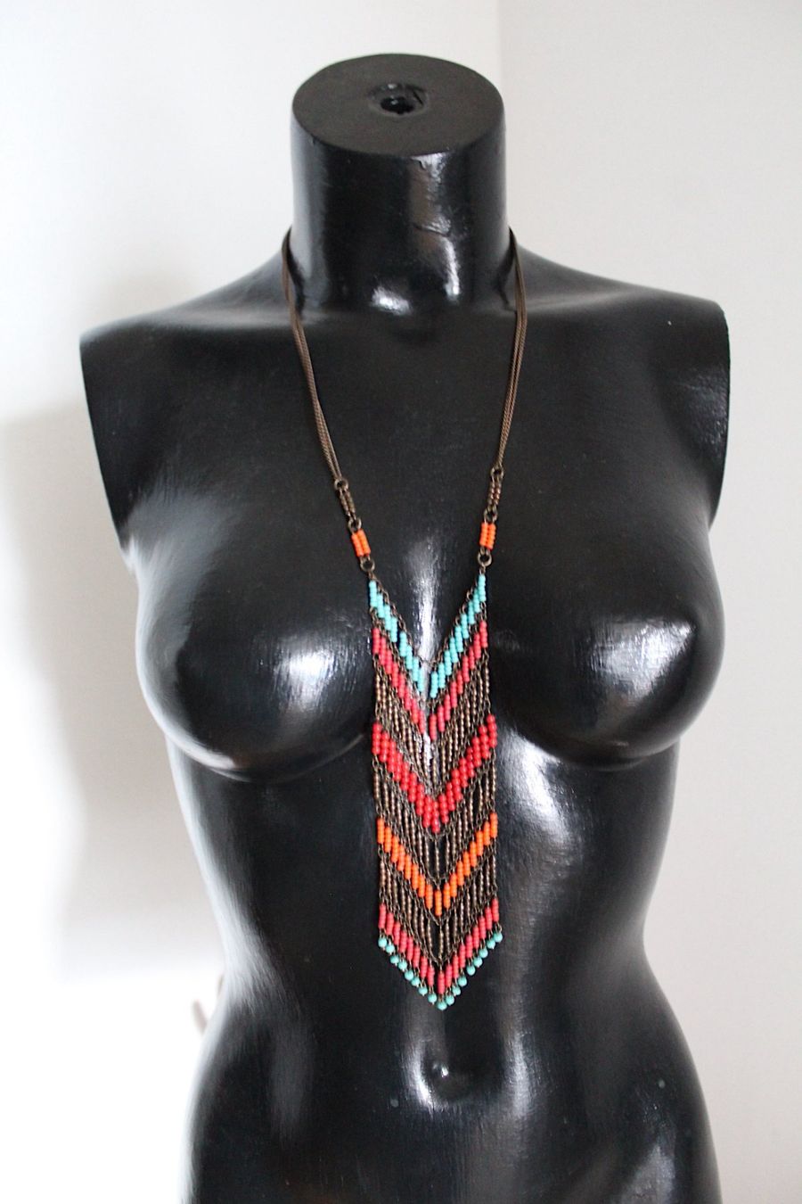 Catenine: Boho Fransen Halskette – Usato da Locarno venduto da madame-tus-sauds 3