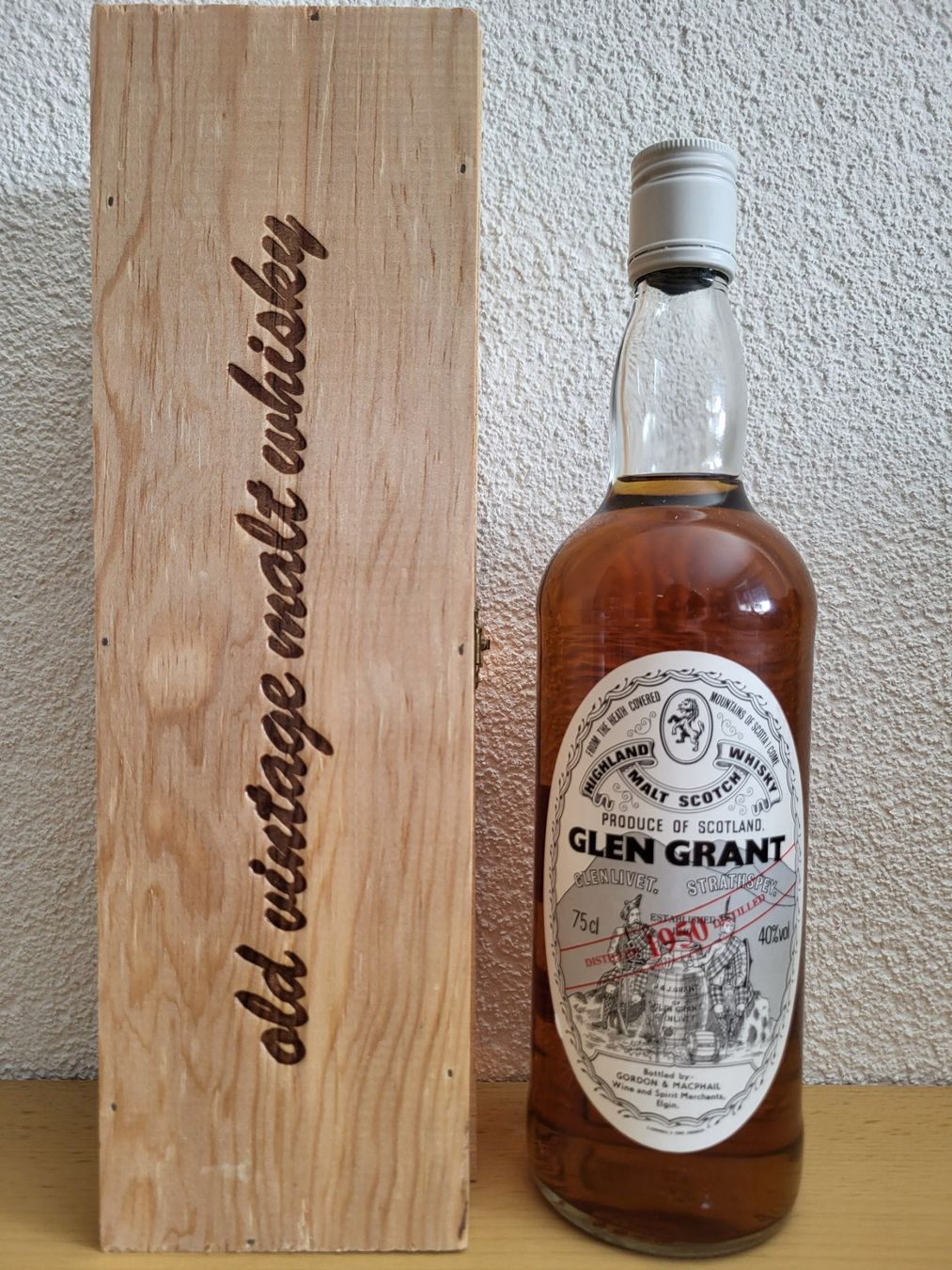 Glen Grant Spirituosen: Glen Grant 1950 Gordon & Macphail – Neu und originalverpackt aus Morlon von yan_y92p
