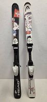Skis enfant Head Spartacuche 1m17 avec fixe réglables