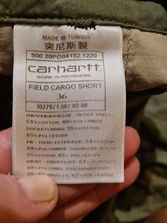 Hosen: Carhartt Field cargo short gr.36  – Gebraucht aus Rupperswil von Homer20 1