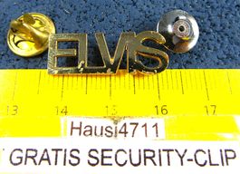 ELVIS LOGO SCHMUCK-PIN CUTOUT MIT SECURITY-CLIP