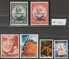 Monaco lot 6 pièces diverses années