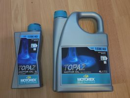 Motorex Motoröl Topaz 15W/40 5 Liter neu verpackt