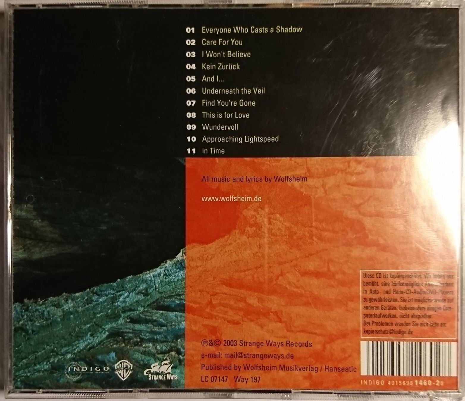 Schallplatten: WOLFSHEIM Casting Shadows – Gebraucht aus Zürich von Raz88 1