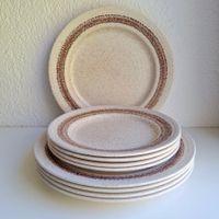 Ensemble assiettes Churchill England Cottage vintage