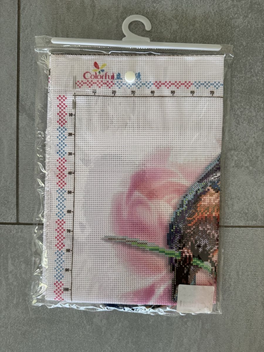 Foto & Immagini: Kreuzstichbild Eisvogel (ca. 36 x 36 cm) mit Vorlage – Nuovo (secondo la descrizione) da Fieschertal venduto da REZELL 2