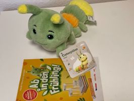 Plüschraupe *Freddy* ab in den Frühling *NEU*
