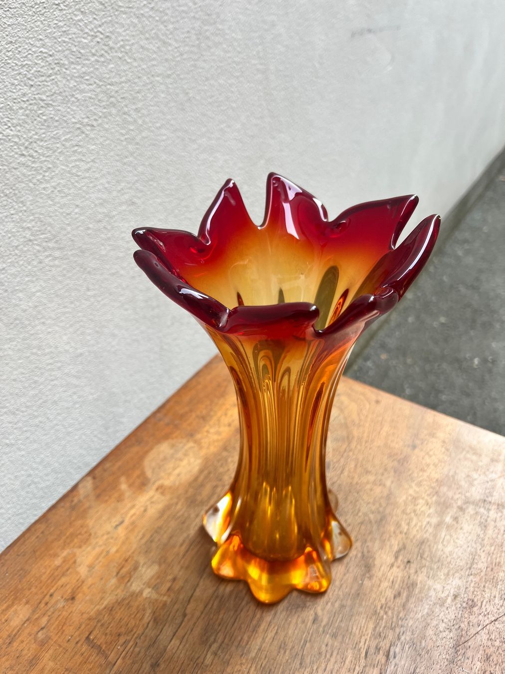 Murano Vasi & Recipienti: Murano-Glasvase SOMMERSO – Usato da Riva San Vitale venduto da AM25 2
