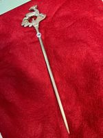 Jugendstil Brieföffner mit springendem Reh