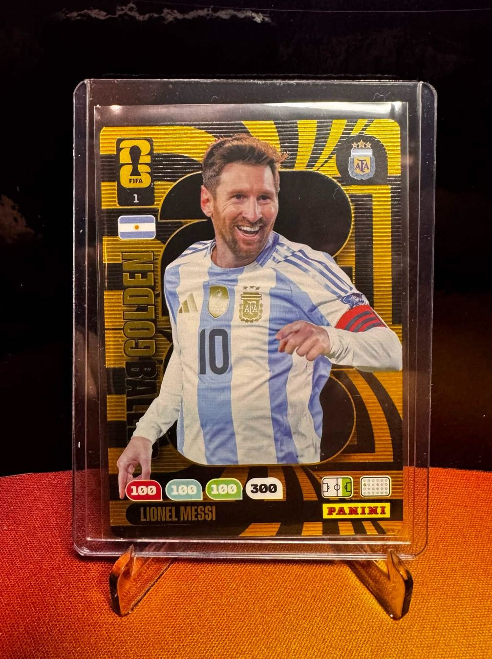 Lionel Messi / Panini World Cup 2026 / Golden Baller 1 (Neu