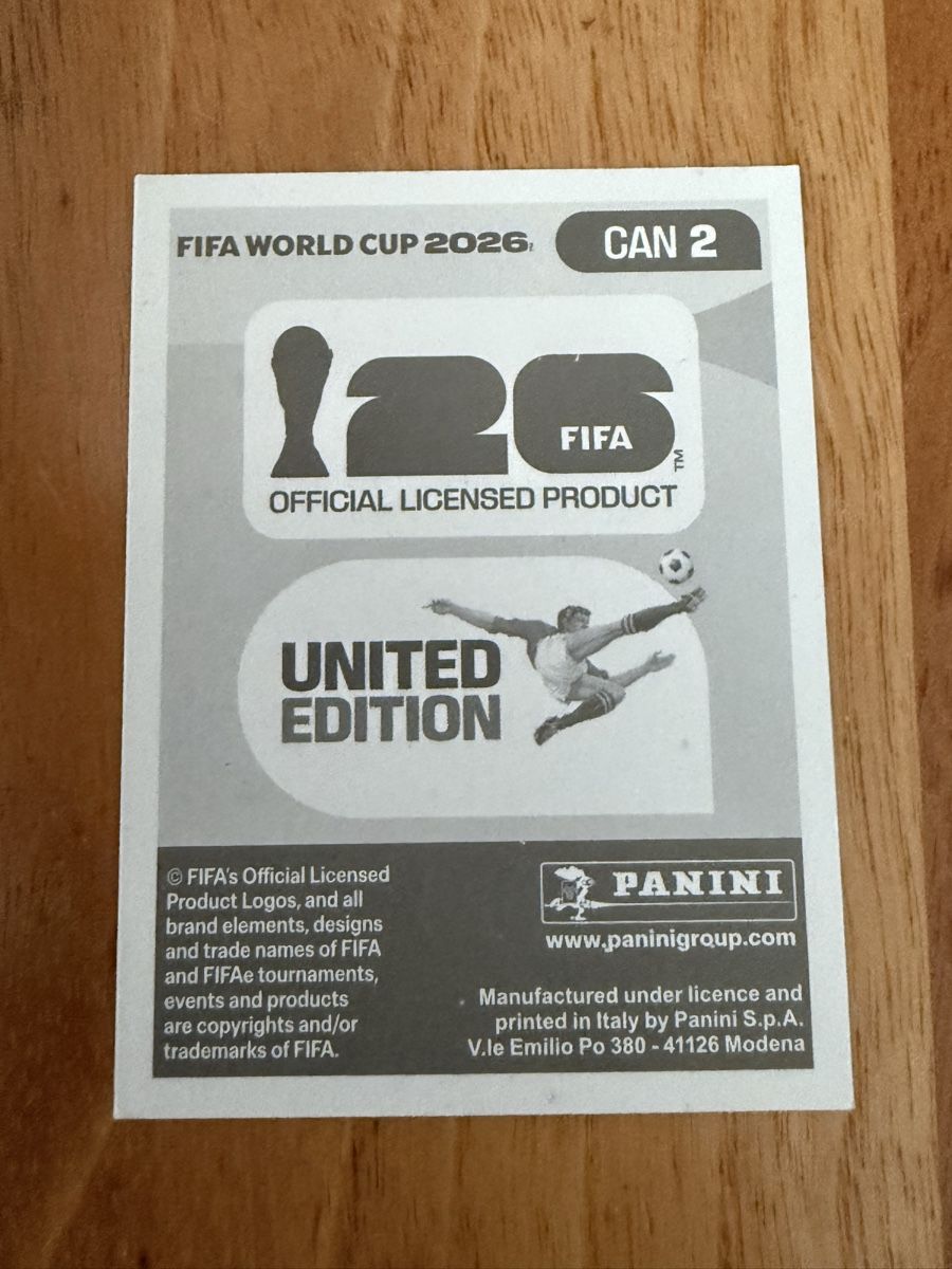 Panini Carte collezionabili: FIFA World Cup 2026 Sticker CAN 2 Dayne St. Clair – Usato da Nottwil venduto da Siana12 1