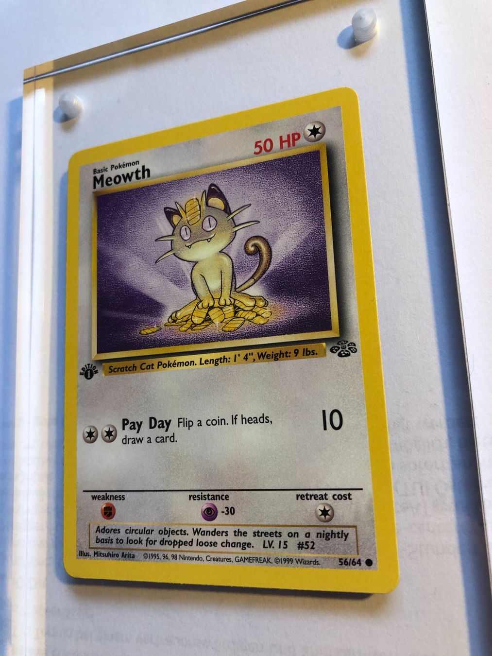 Sammelbilder & Trading cards: Meowth 1st Jungle - MINT - ab 1.- – Gebraucht aus Giubiasco von dan_pr8b 2