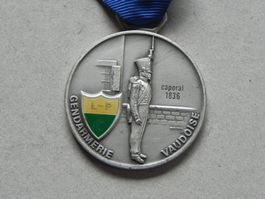 Medaille Schweiz Polizei Uniform Kanton Waadt Corporal 1836