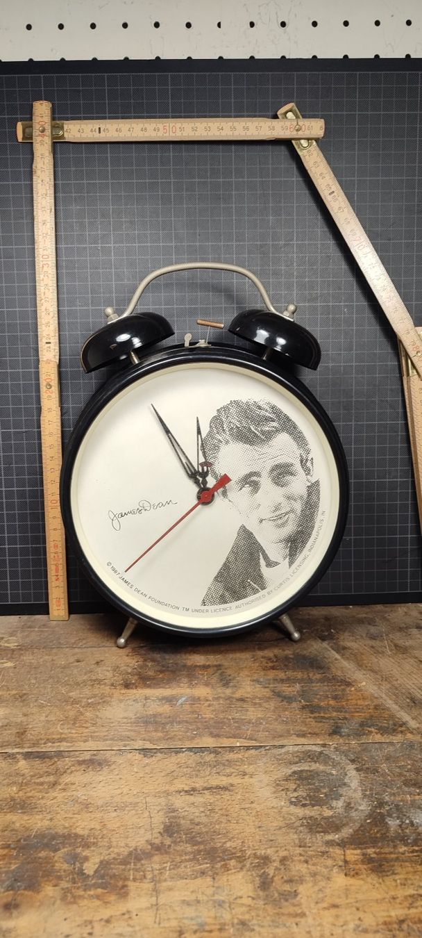 Sveglie: Wunderschöner grosser 35 cm Wecker Nr. 151  James  Dean – Usato da Gelterkinden venduto da MYSTOREFORYOU4460 7