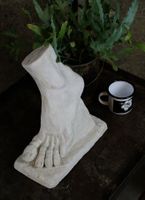 Studie, Gipsstudie, Gips Statue, Statuette, "Fuss"