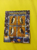Lot de 4 timbres pingouins du Bénin, année 2007, Neufs !