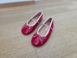 Ballerines Bisgaard en cuir vernies rouge taille 29 - NEW