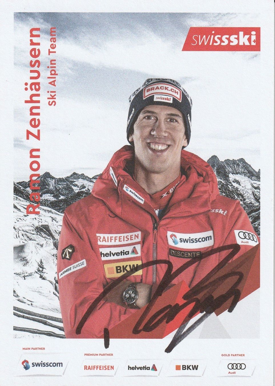 Autografi: Ramon Zenhäusern / Originalautogramm – Usato da Schwyz venduto da racingautographs