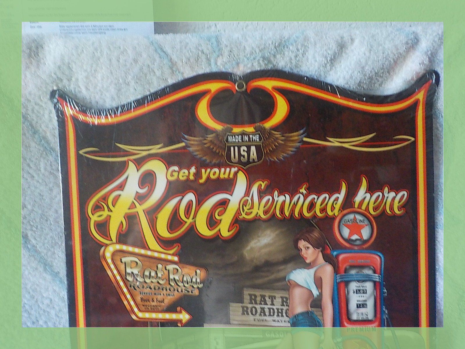 Schilder: Blechschild  Rod Diner USA Auto Garage – Neu und originalverpackt aus Bülach von Freieck 1
