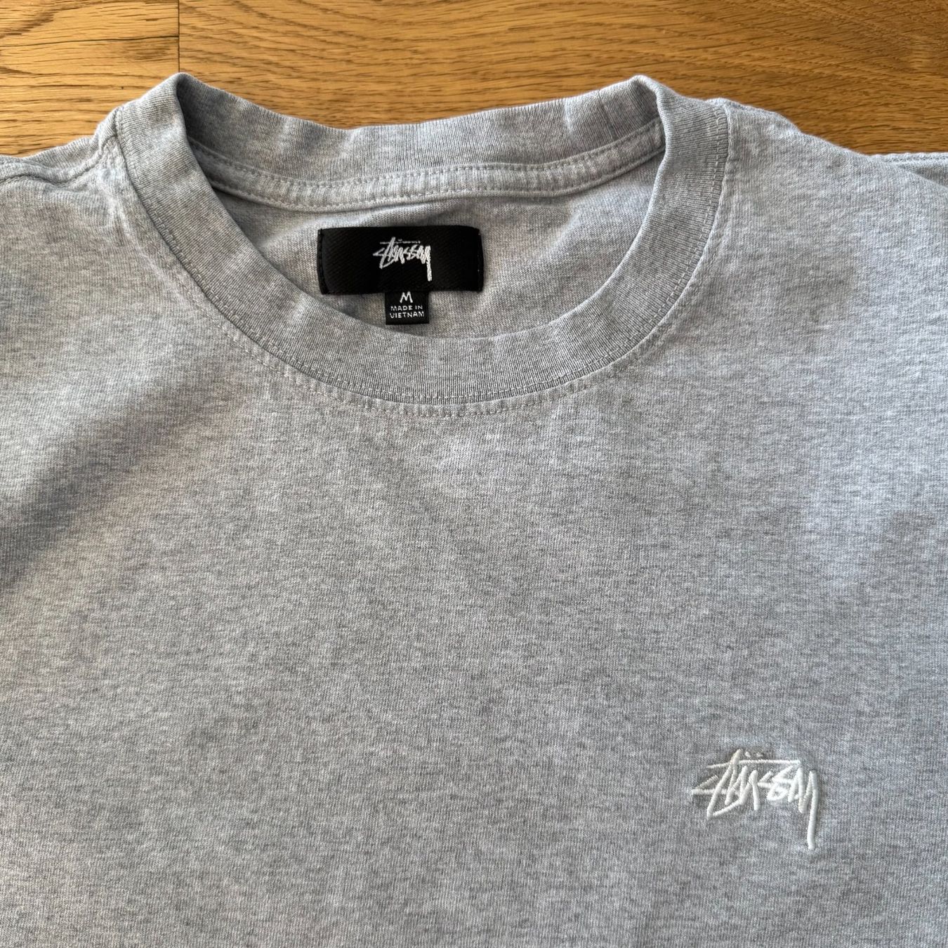 Stüssy T-shirt: Stüssy Basic T-Shirt Grau – Usato da Fehraltorf venduto da leonlohrer 1
