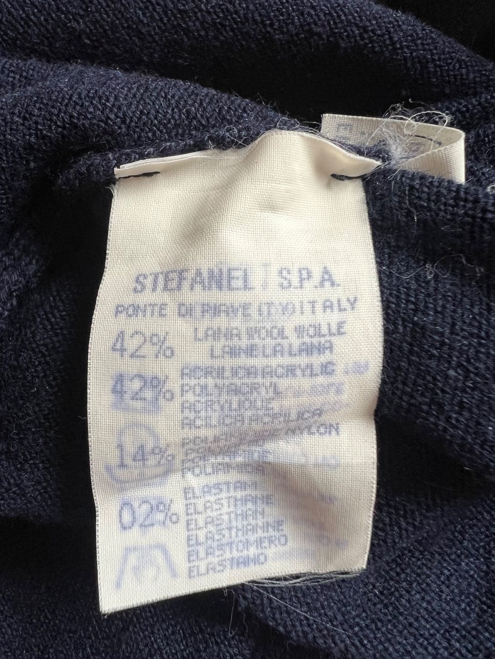 Stefanel Maglioni & Felpe: Dunkelblauer Rollkragenpullover, Stefanel – Usato da Kilchberg ZH venduto da jul_d2j2 4