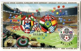 Block "Fussball". Belize
