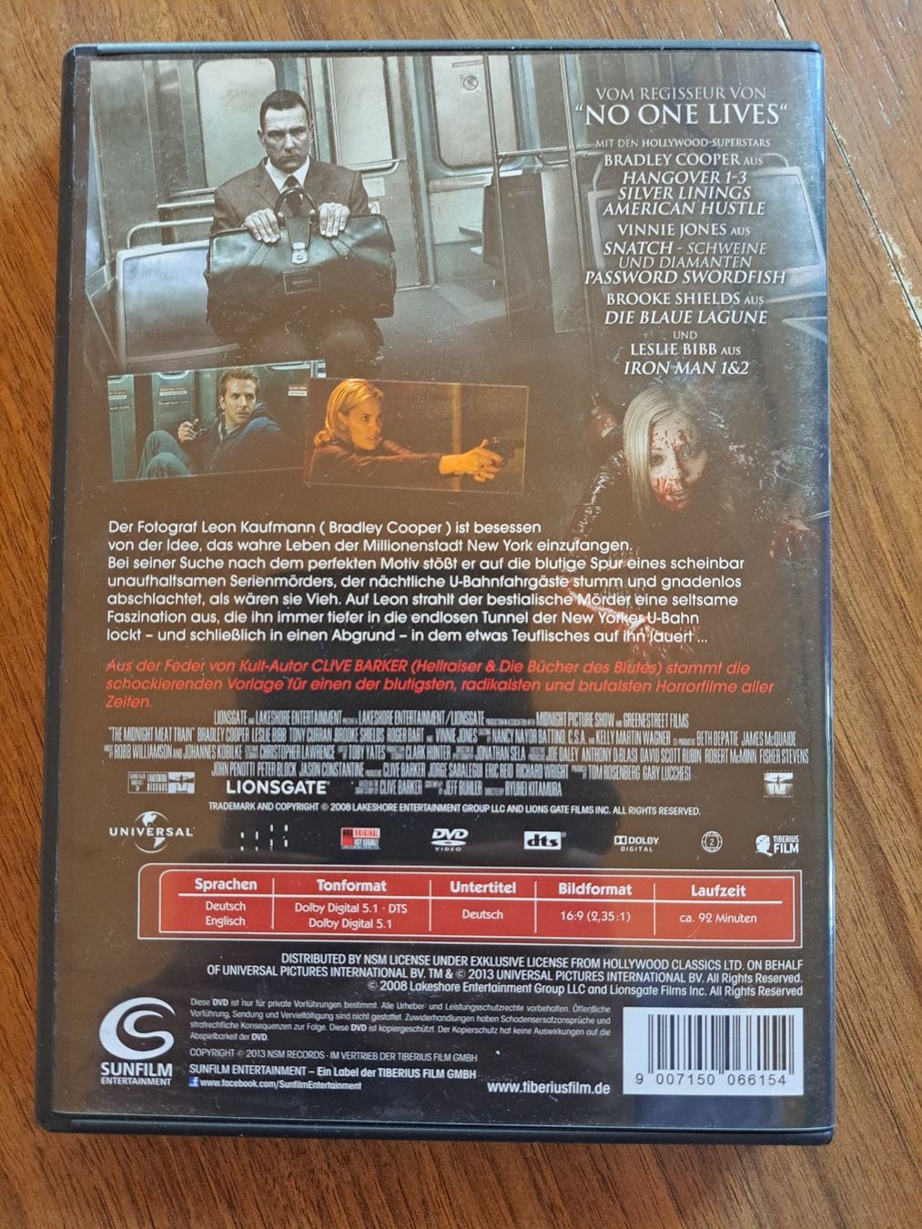Tutti i DVDs: Midnight Meat Train DVD – Usato da Rafz venduto da MuriFinn 1
