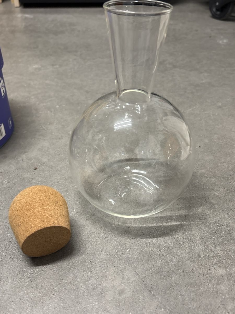 Bodum Caraffe: Glaskaraffe von Bodum mit Korkverschluss – Usato da Meggen venduto da Anjsch1990 1