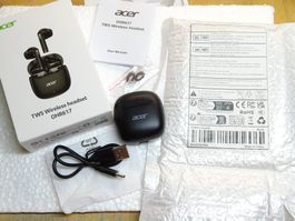 Acer OHR617 In Ear Headphones, Kopfhörer, Neu in OVP