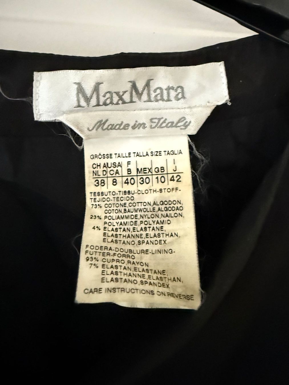 Max Mara Kleider: Max Mara Kleid, Grösse 38, zeitloses Schwarz – Gebraucht aus Horgen von tsp_qr5b 1