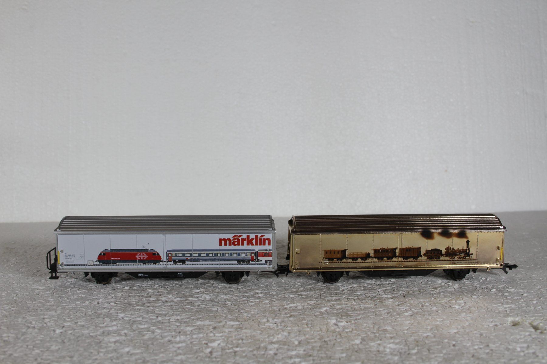 Märklin Modellini di ferrovie: Märklin SBB 2 Güterwagen – Usato da Triesen venduto da cor_62ts 4