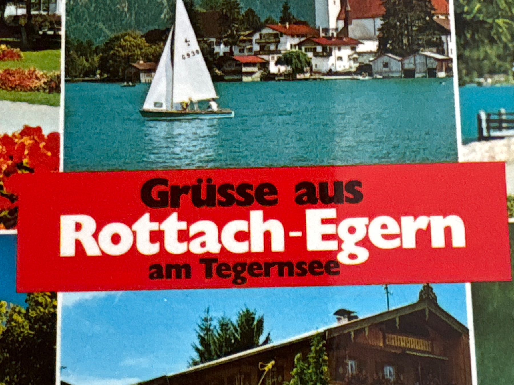 Cartoline postali: Ansichtskarte Rottach-Egern am Tegernsee – Usato da Ibach venduto da lisch3 1