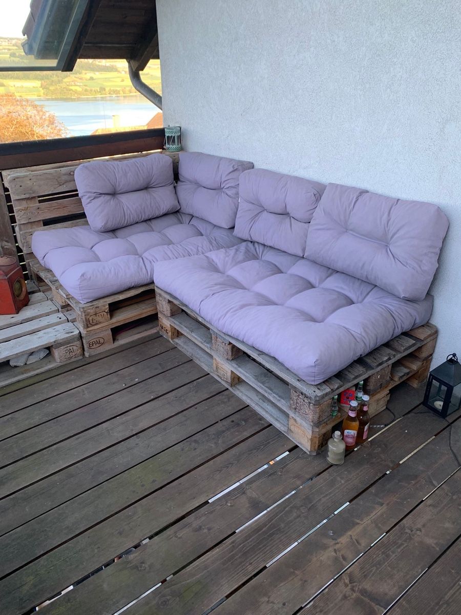 Sofas: Pallettensofa – Gebraucht aus Beinwil am See von Harlacher123