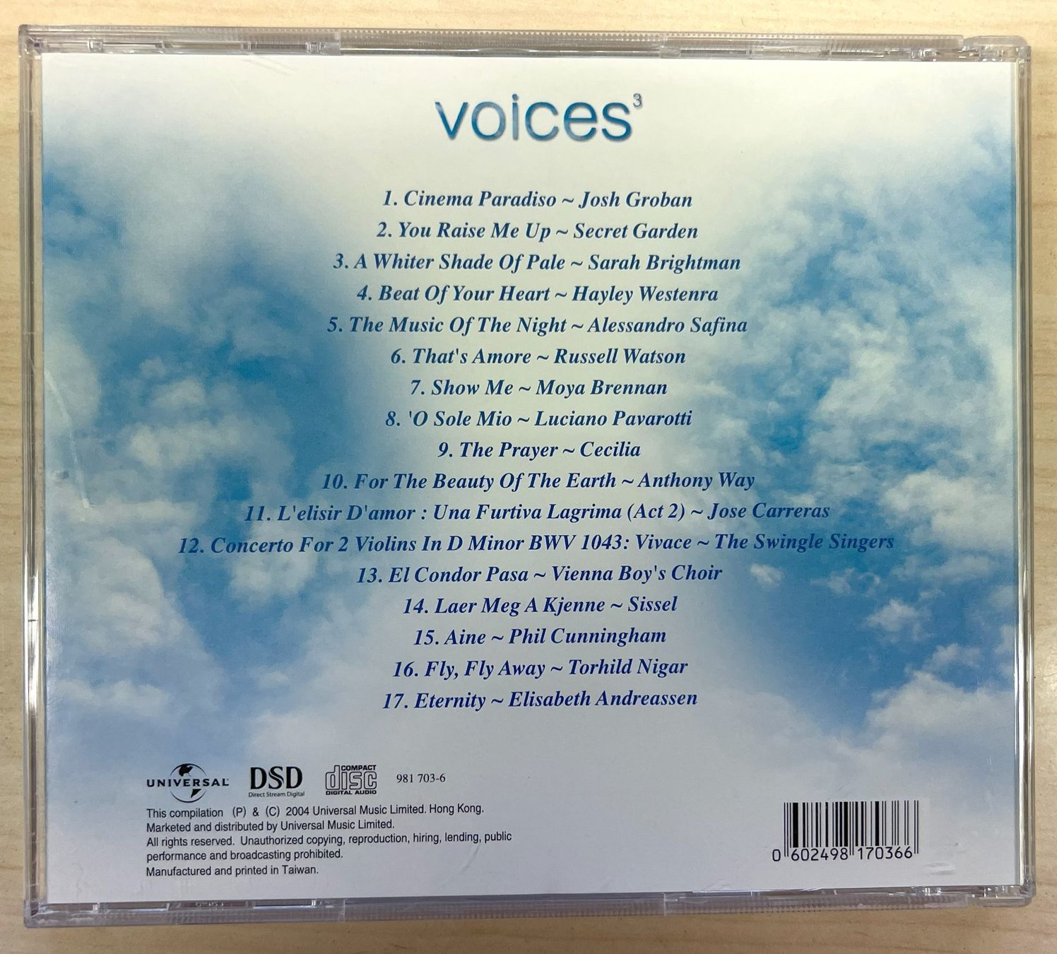CD: VOICES CD – Usato da Oftringen venduto da Vucki 1
