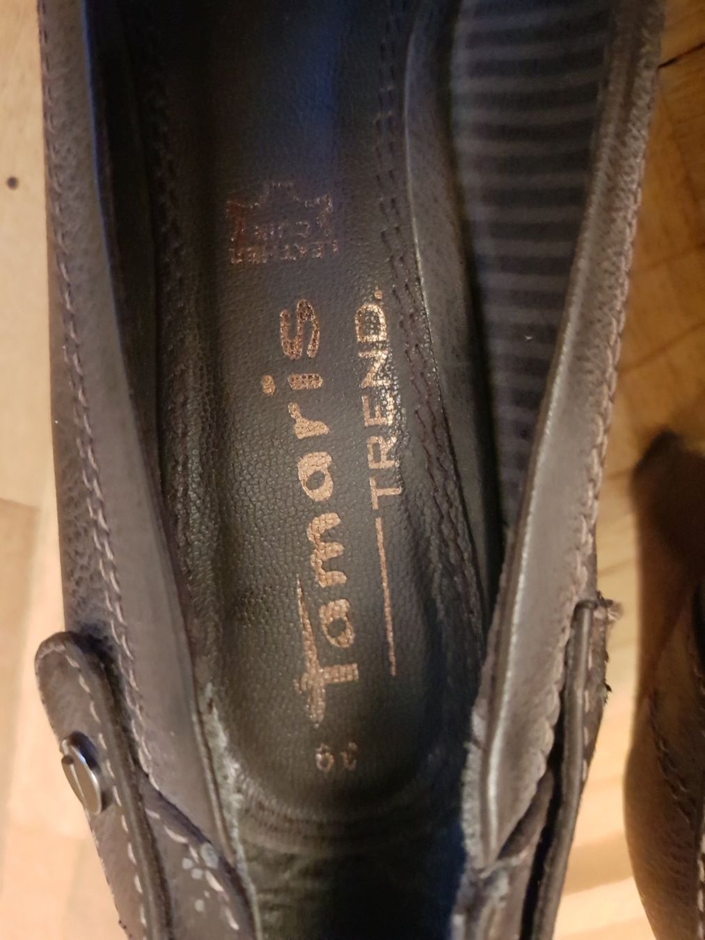Tamaris Damenschuhe: Escarpins cuir marron TAMARIS 39 – Gebraucht aus Veyrier von sosozizou 4