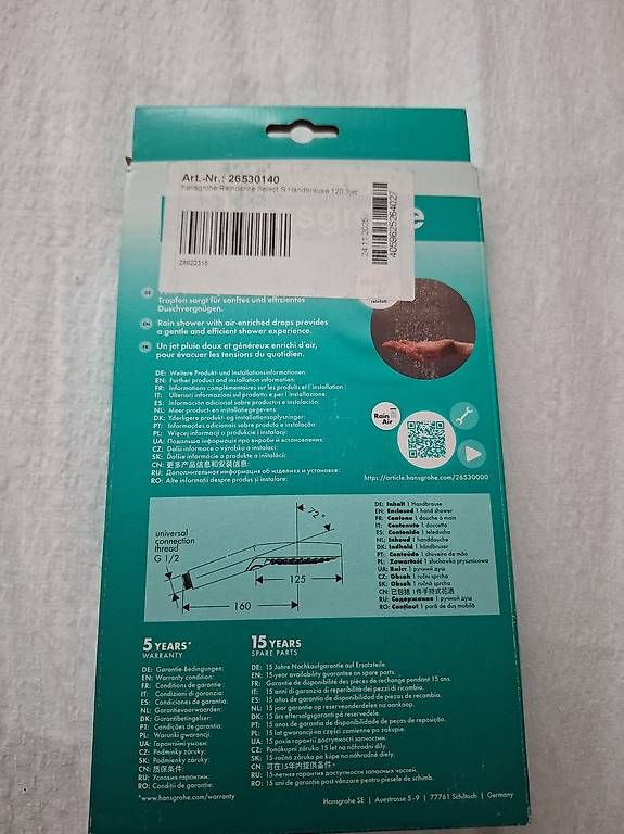 Soffioni doccia: Handbrause brushed bronze – Nuovo e nell'imballaggio originale da Embrach venduto da Manuel.monteiro 4