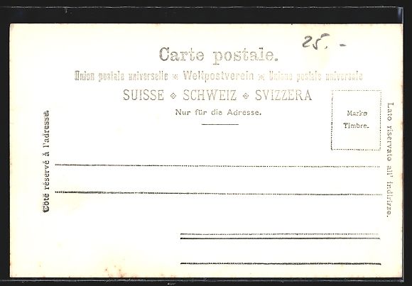 Cartoline postali: AK Sarnen, Blick auf den Kirchturm – Usato da Berlin venduto da bartko-reher 1