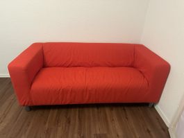 Rotes Sofa 