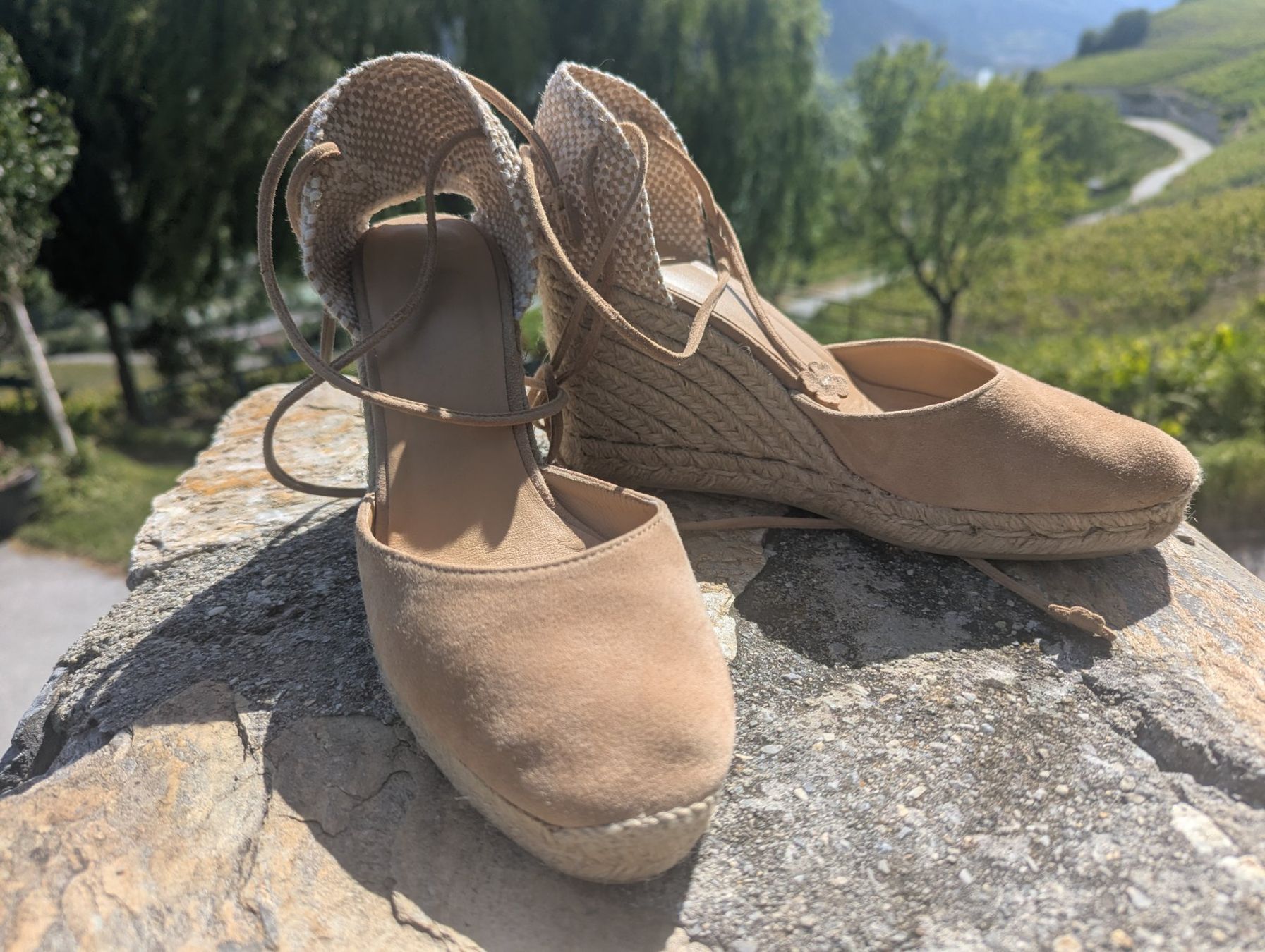 Scarpe da donna: Castaner Carina espadrilles compensées beiges T 38 – Usato da Ollon VS venduto da baulinda78 1