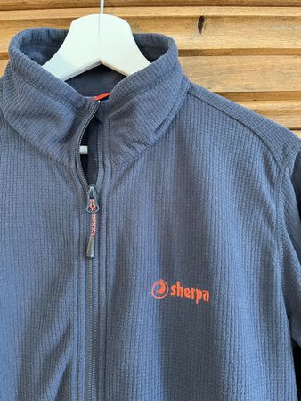 Fleecejacke, dunkelblau, Gr. M, Sherpa