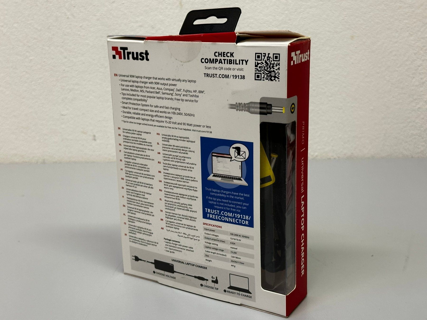 Caricabatterie: Trust Universales 90W Laptopnetzteil – Nuovo (secondo la descrizione) da Hochdorf venduto da av-electronics 1