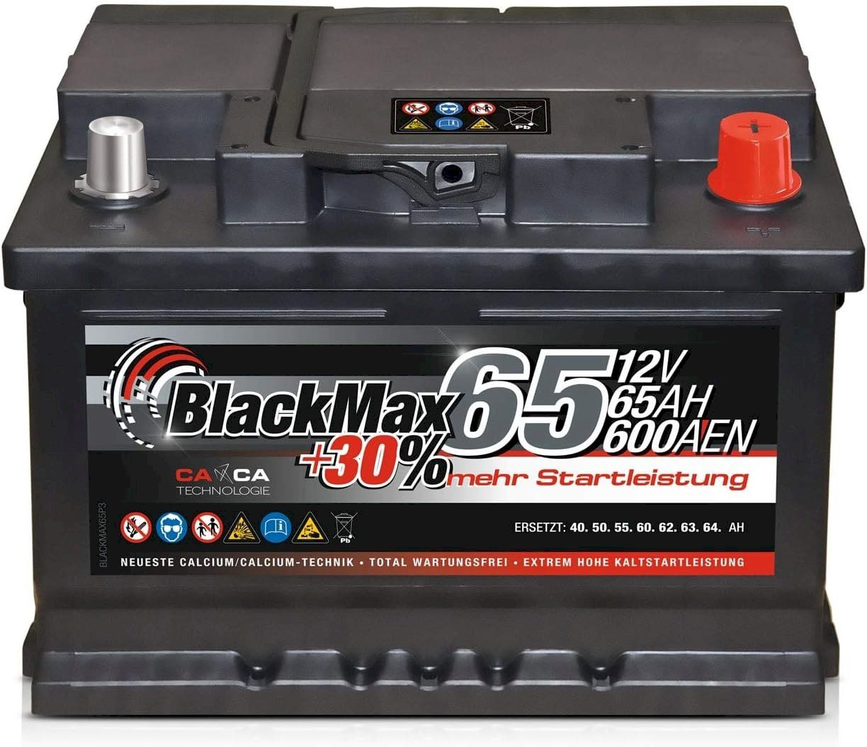 Batterie: BlackMax 12V 65Ah 600A – Nuovo e nell'imballaggio originale da Bottighofen venduto da zaap