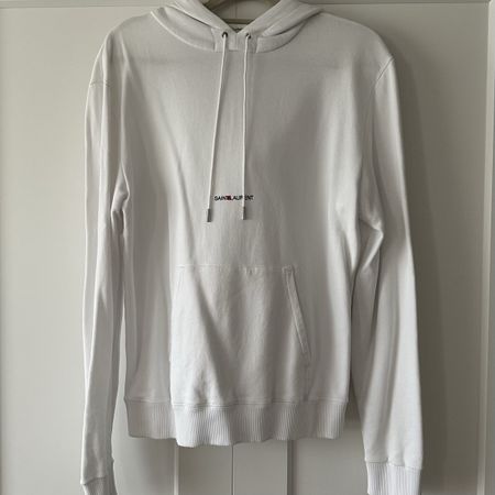 Saint Laurent Hoodie weiss