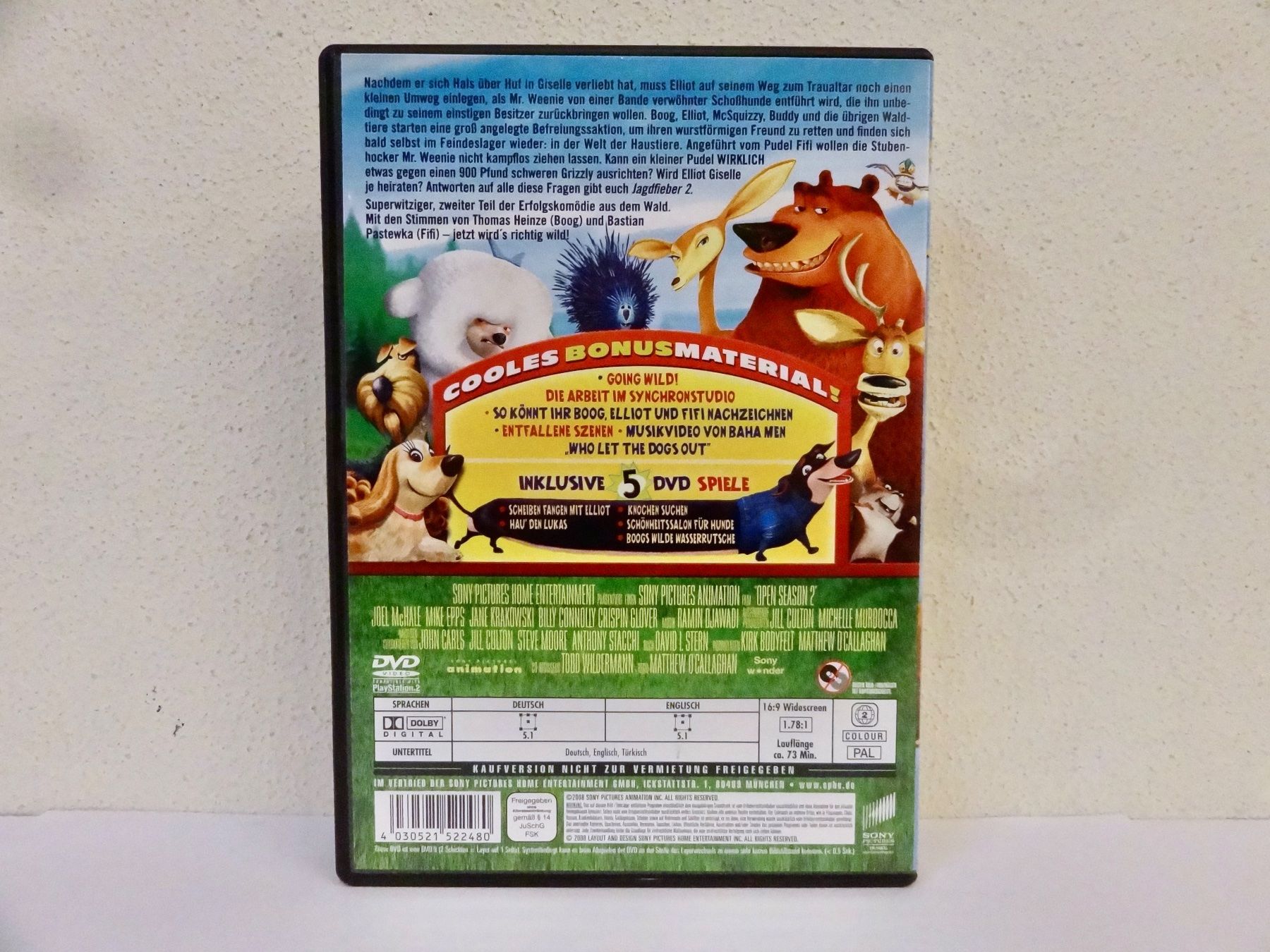 Alle DVDs: DVD JAGDFIEBER 2 TRICKFILM – Gebraucht aus Kerzers von wisaundso 1