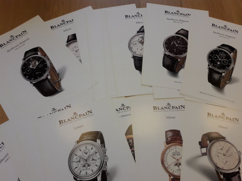 Blancpain Portfolio 24 photos of 6 Masterpieces F E D I E Kaufen