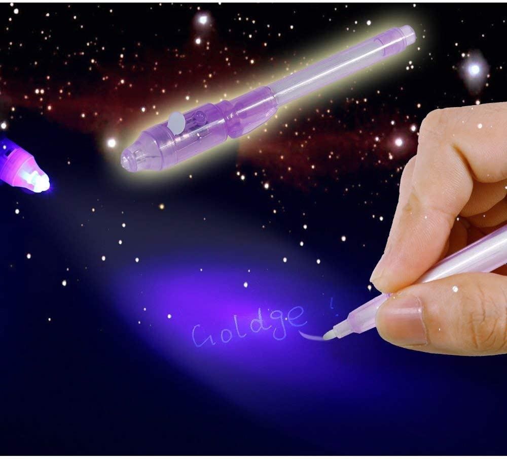 Stifte & Marker: 7 Stück Kinder Geheimstift mit UV Licht – Neu (gemäss Beschreibung) aus Thun von nuonuo 3